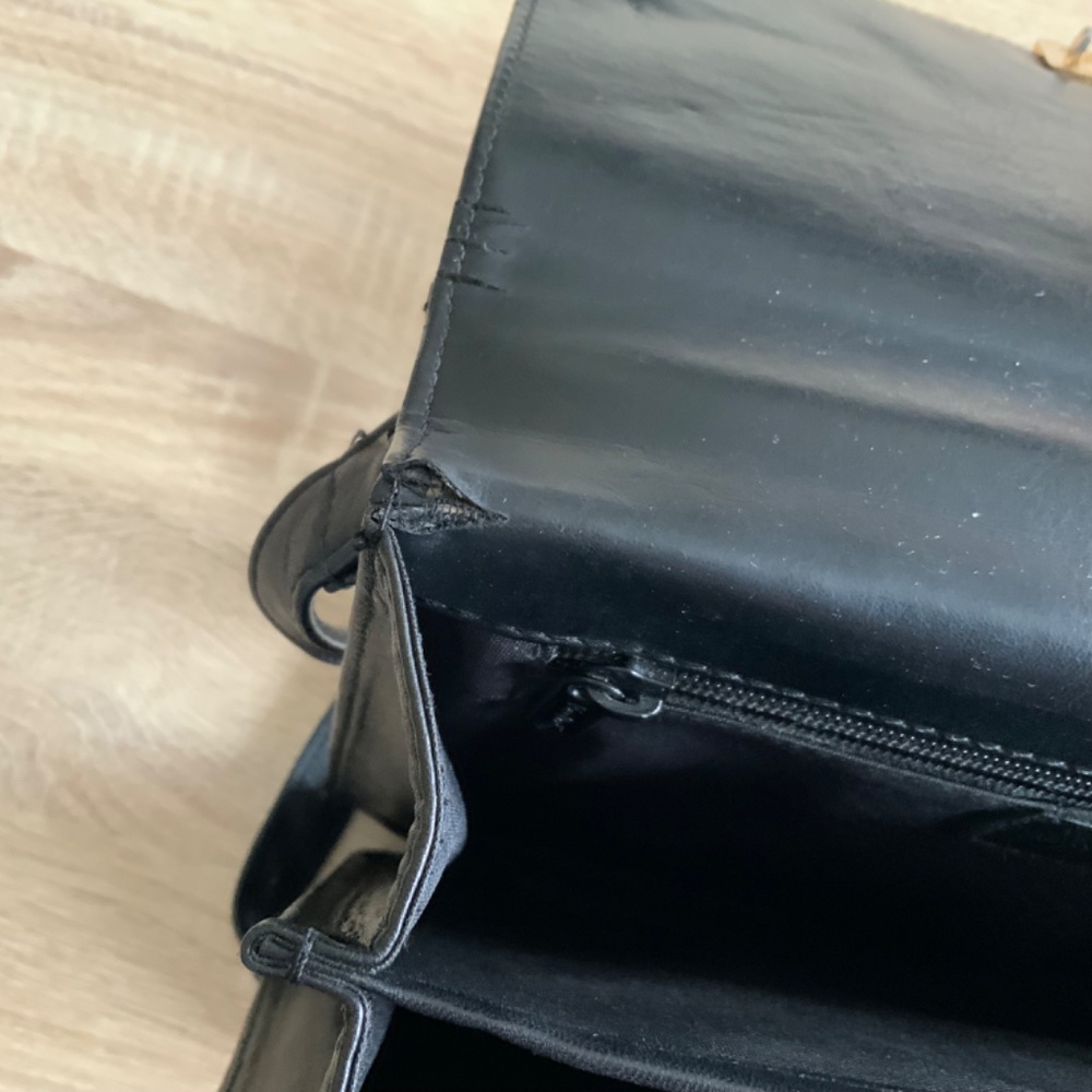 Vintage Pierre Cardin Genuine Leather Hand Made Bag - Picture 10 of 15
